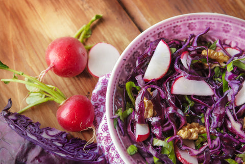 Cabbage Braised with Apple & Balsamic