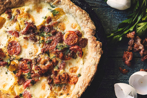 Caprese Style Quiche