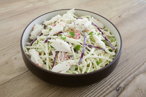 Simple Crab and Cabbage Salad