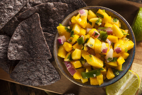 Fresh Mango Salsa with Mango Balsamic