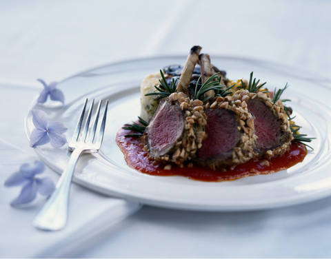Pistachio Crusted Rack of Lamb