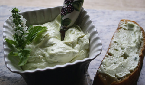 Ricotta Basil Olive Oil Spread