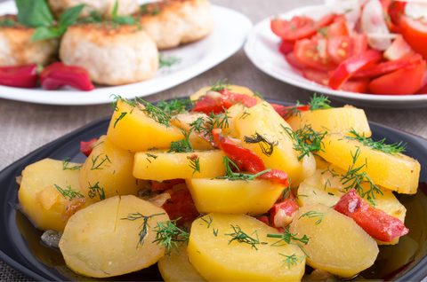 Tuscan Potatoes with Peppers