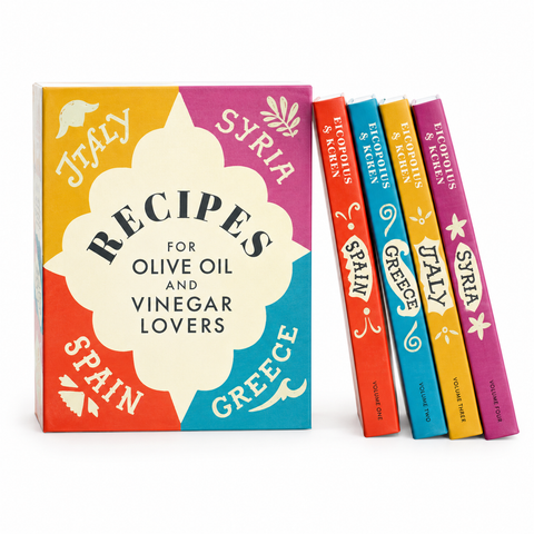 Recipe Books for Olive Oil and Balsamic Vinegar - 4 Styles