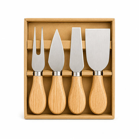 Gourmet Cheese Knives - Boxed Set of 4