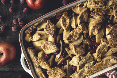 Apple Cranberry Slab Pie