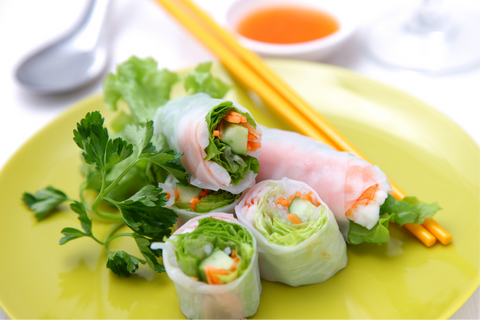 Fresh Shrimp Salad Rolls