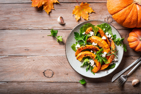 Kale, Quinoa, and Roasted Butternut Squash Salad