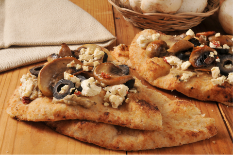 Mushroom and Blue Cheese Flatbread