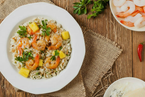 Tropical Pineapple Lime Shrimp