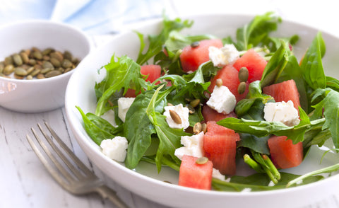 Watermelon Arugula Salad