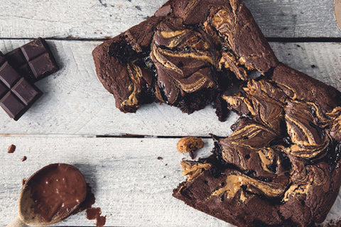 PB and J Brownies