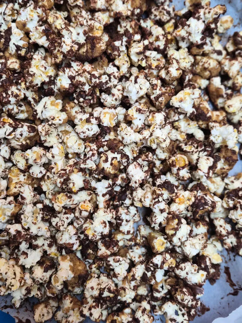 Dark Chocolate Balsamic Popcorn