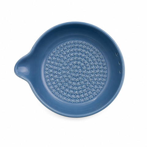 Garlic Grater Bowl with Herb Stripper – Horizon Blue